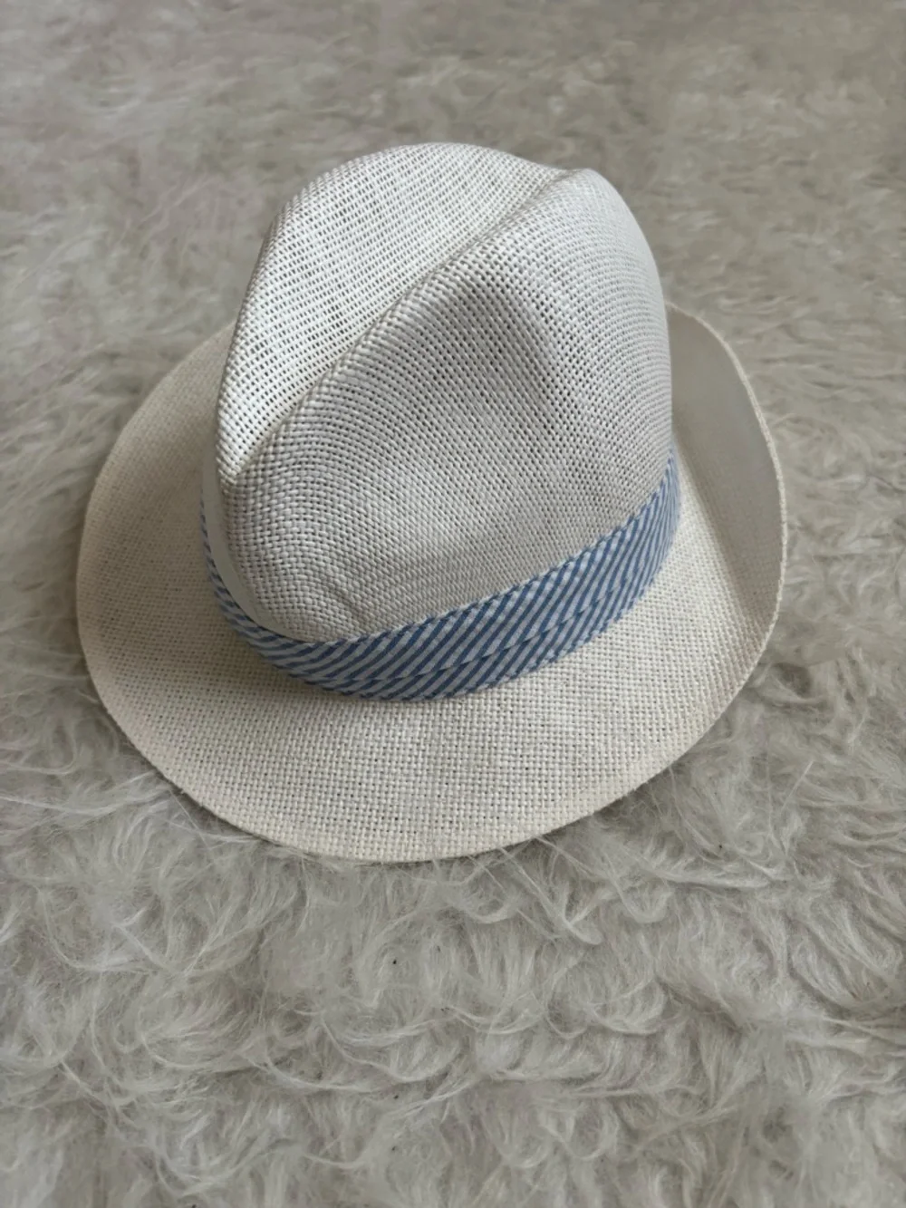 Janie and Jack Toddler Boy Nautical, Coastal, Preppy Cream Fedora